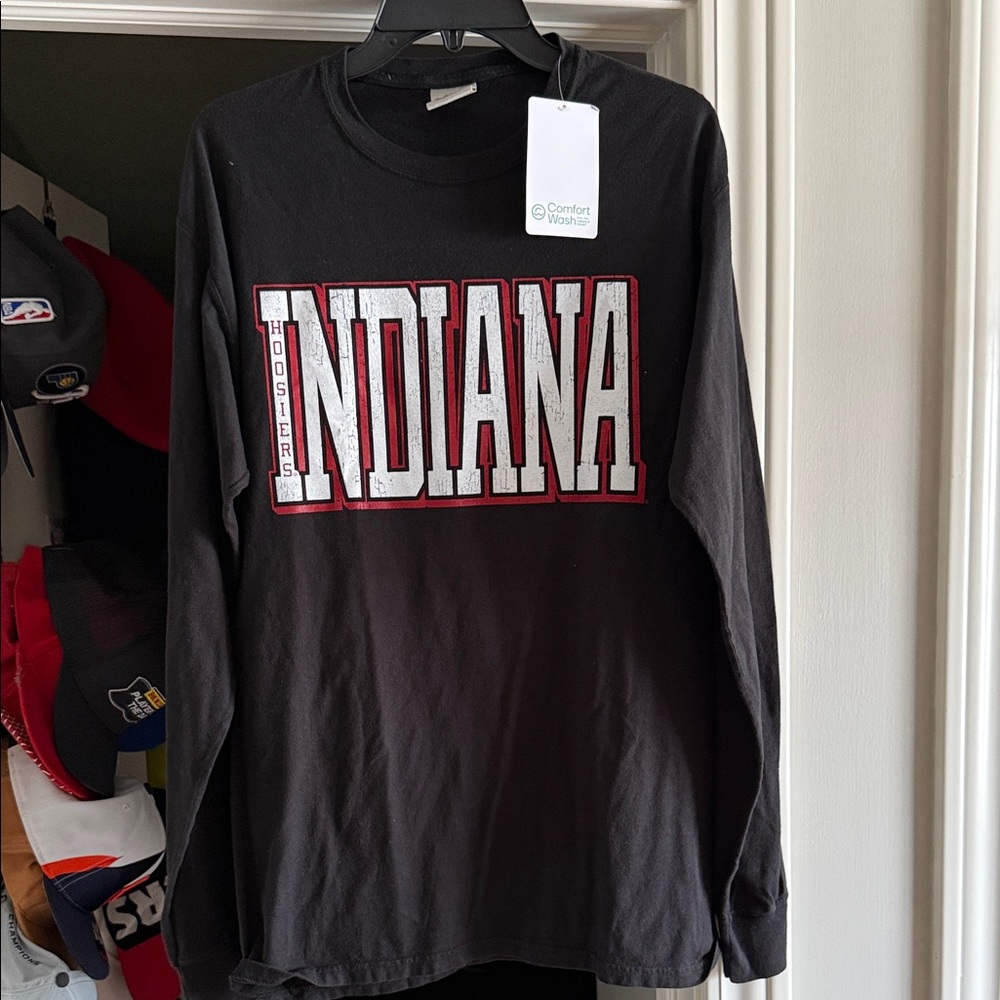 Indiana Hoosiers Black Long Sleeve Tee - medium